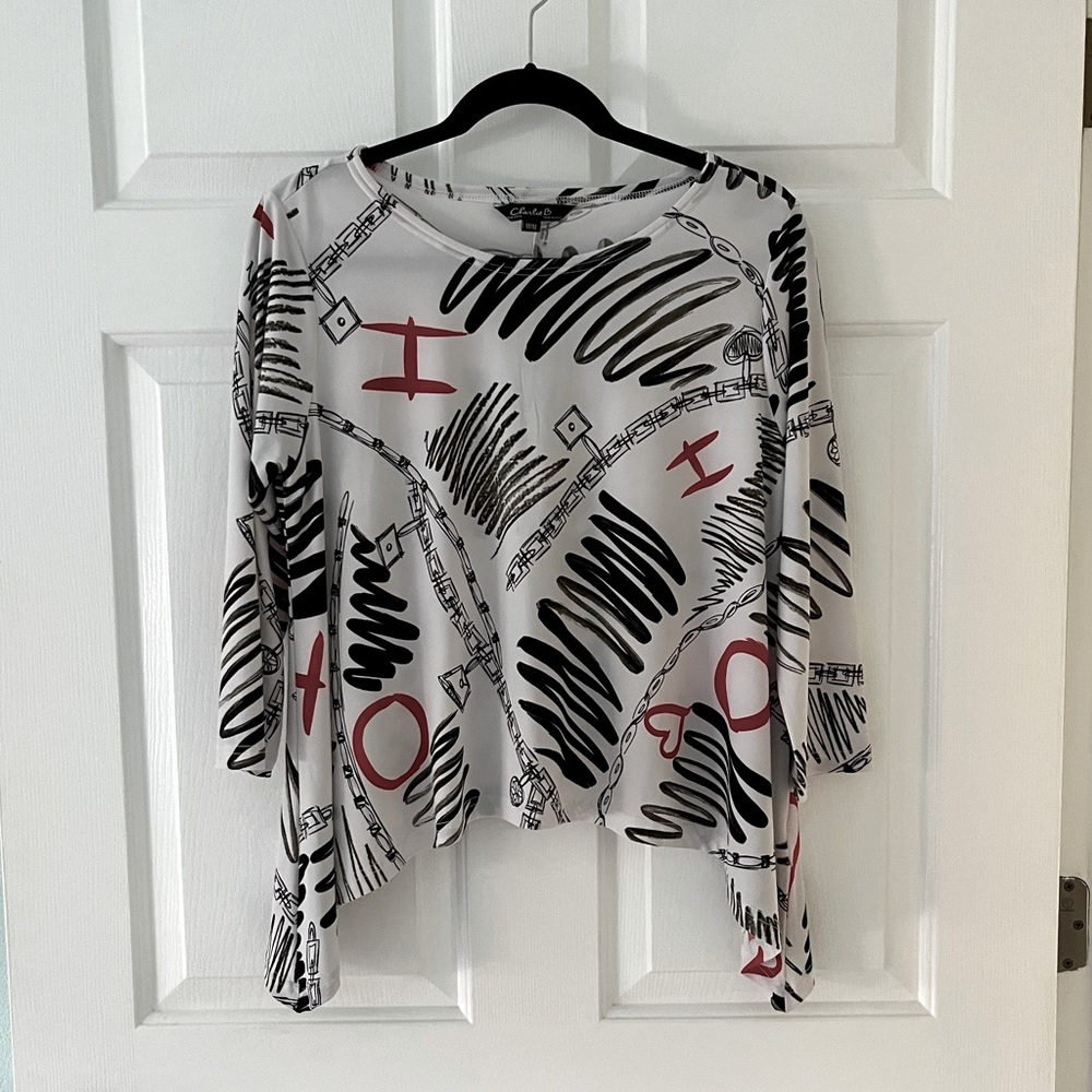 Charlie B 3/4 Sleeved Top